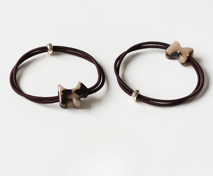 Heart Hair Tie for Women - Simple New Design Elastic Band,Elegant Hair Ties and Small Elastic Hair Loop