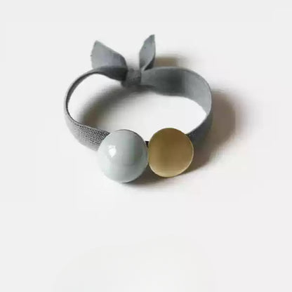 Wide Hair Tie Simple Ponytail Band Women Elegant Hair Accessory Trendy Style