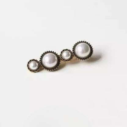 Baroque Hair Clip Side Trendy New Vintage Bangs Clip Elegant Hair Accessory