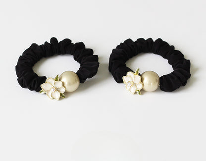 Sweet Camellia Large Intestine Hair Tie, Stylish Hair Loop, 2024 New Elastic for Tying Hair, Hair Accessory for Women