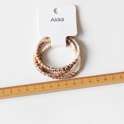 Set Of Three Hair Ties, High-Elasticity And Durable For Women To Tie Hair
