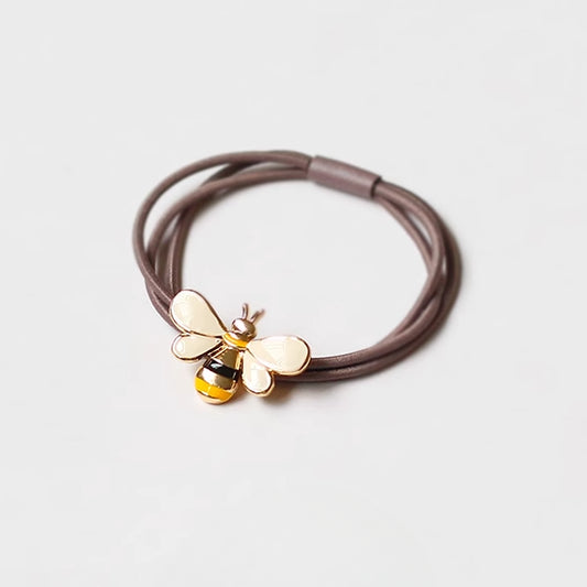 Korean Hair Ties Simple Daisy Hairbands Hair Accessories Bun Hair Ties Brooch