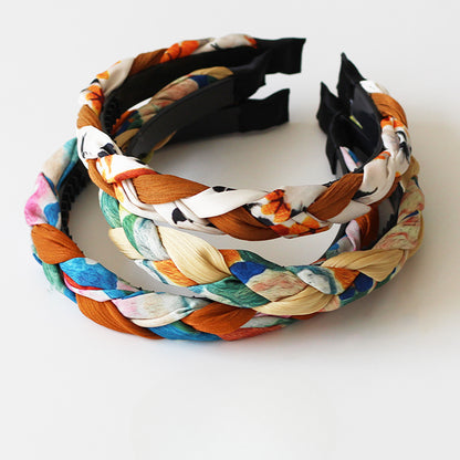 Colorful Twist Headband Stylish Hair Accessory High-End Design For Women Perfect For Makeup Or Daily Use