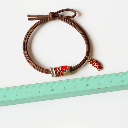 Leaping Dragon Gate Hair Tie - 2024 New Trendy Student Hair Band, Lucky Elastic for Women's Hair Ties