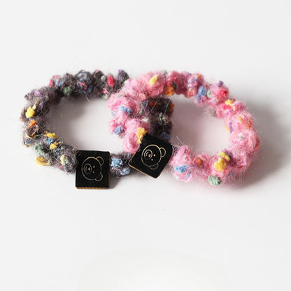 Furry Hair Ties, Trendy And Durable For Women To Tie Hair In Winter