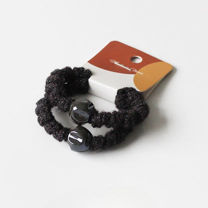 Knitted Wave Hair Ties, High-End And Durable For Women To Tie Hair