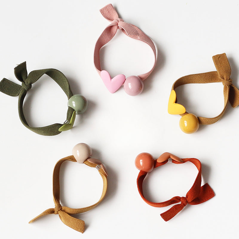 Trendy Hair Ties for Women - New Elastic Bands for Tying Hair, Cute Ponytail Hair Loops and Accessories
