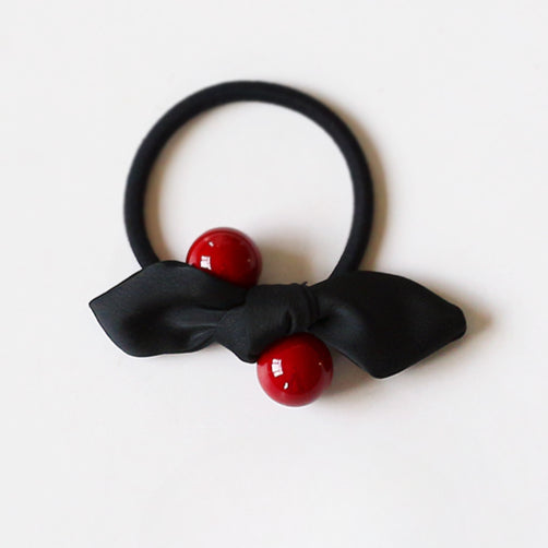 Korean Minimalist Women's Elastic Hair Tie - Bow Hair Band, Trendy Hair Accessory, Unique and Luxurious Exquisite Style
