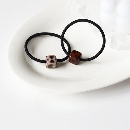 Leopard Print Hair Ties, Trendy And Stylish For Women To Tie Hair