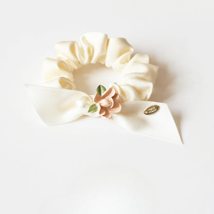 Rose Large Intestine Hair Tie - Trendy Elegant Elastic Band for Women's Hair Ties, Premium Hair Accessory