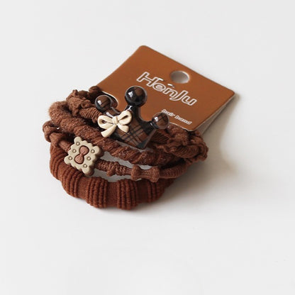 Crown Bow Hair Ties, High-Elasticity And Durable For Women To Tie Hair