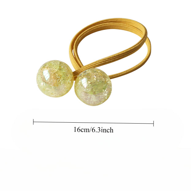 Icy Wave Hair Tie - Premium Hair Band, 2024 New High-End Hair Loop for Ponytails, Elastic Hair Accessory