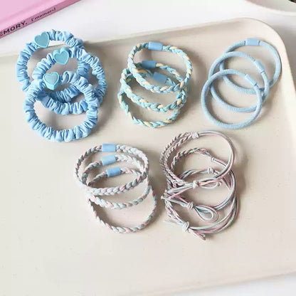 Fresh Large Intestine Hair Tie - 2024 New Premium Hair Loop, Elastic Band for High Ponytails（Five-Piece）