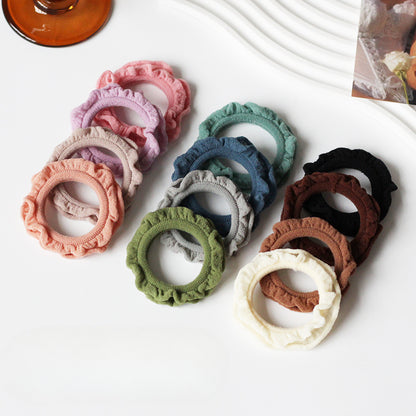 Soft Seamless Hair Ties, Gentle And Stylish For Women To Style Hair（Set of 4）
