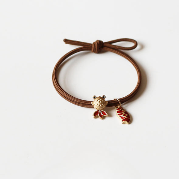 Leaping Dragon Gate Hair Tie - 2024 New Trendy Student Hair Band, Lucky Elastic for Women's Hair Ties