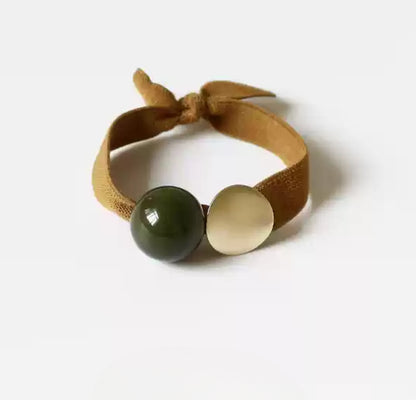 Wide Hair Tie Simple Ponytail Band Women Elegant Hair Accessory Trendy Style