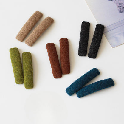 Trendy Fabric Hair Clips, Minimalist And Stylish For Women To Manage Hair