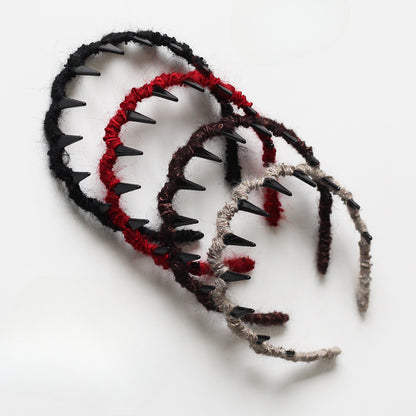 Knitted Headband High Crown Women New High-End Hair Accessory Versatile Hair Clip