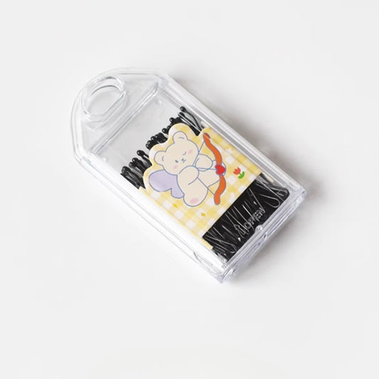 Black Hair Clips Simple And Stylish Hair Accessories Perfect For Bangs Or Stray Hair