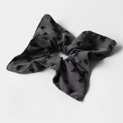 Square Scarf Bow Hair Tie, High Elasticity Durable Hair Band, 2024 New High-end Hair Loop for Tying Hair