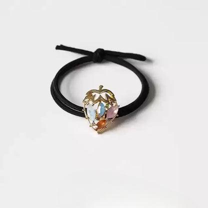 Bracelet Hair Ties - Elegant Beaded Elastic Bands, Cool Style Pearl Hair Ties, Fresh Ponytail Accessories