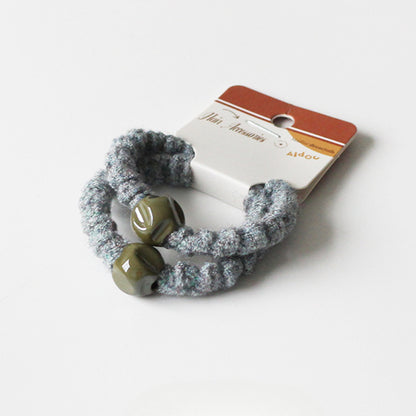 Knitted Wave Hair Ties, High-End And Durable For Women To Tie Hair