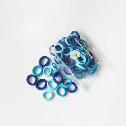 50-Pieces Seamless Hair Tie for Girls - High Elasticity Non-Damaging Hair Band, Elastic for Tying Hair, Hair Holder and Accessory