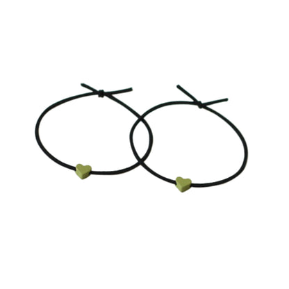 Heart Hair Ties For Couples, Two-In-One And Stylish For Women And Men To Tie Hair