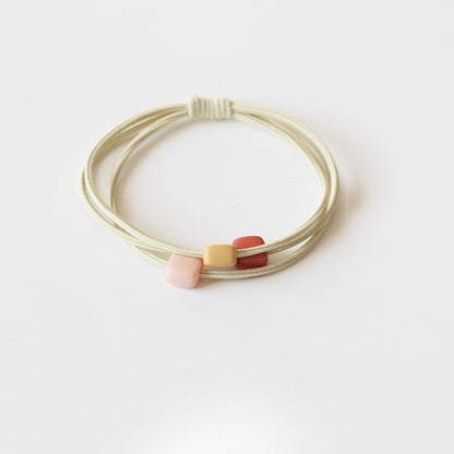 Candy Beaded Hair Tie New Cute Elegant Trendy Durable Hair Band