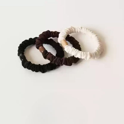 Elegant Hair Ties - Simple Elastic Bands for Women's Hair Ties and Ponytail Holders（Three-Piece Set）