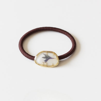 Amber Flower Hair Ties, High-Elasticity And Durable For Women To Tie Hair