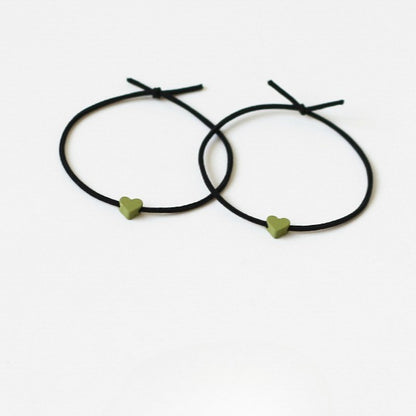Heart Hair Ties For Couples, Two-In-One And Stylish For Women And Men To Tie Hair