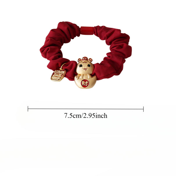 Little Snake Blessing Hair Tie - High Elasticity Durable Elastic Band for Women, 2025 New Premium Hair Loop