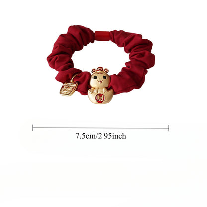 Little Snake Blessing Hair Tie - High Elasticity Durable Elastic Band for Women, 2025 New Premium Hair Loop