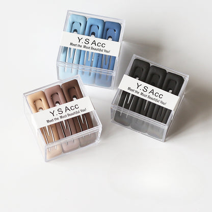 Boxed Hair Clips Women Side BB Clips Trendy New Elegant Hair Accessory Bangs Clips