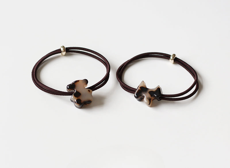 Heart Hair Tie for Women - Simple New Design Elastic Band,Elegant Hair Ties and Small Elastic Hair Loop