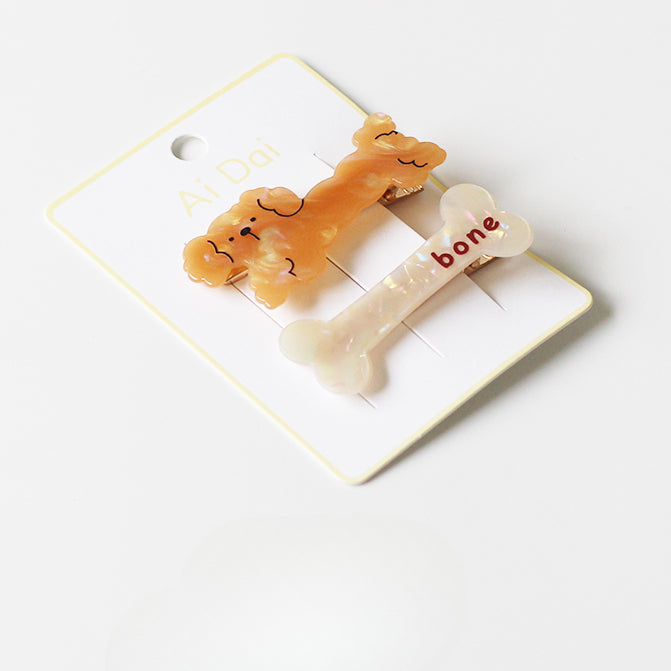 Kitten Bang Hair Clips - Cute Side Clips for Women, New Hairpins and Duckbill Clips