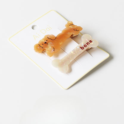 Kitten Bang Hair Clips - Cute Side Clips for Women, New Hairpins and Duckbill Clips