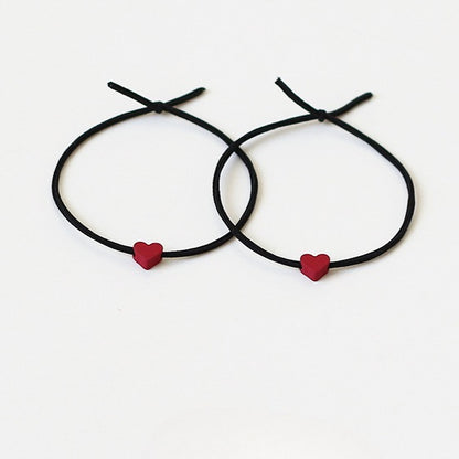 Heart Hair Ties For Couples, Two-In-One And Stylish For Women And Men To Tie Hair
