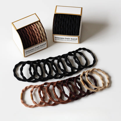 Set Of Ten Hair Ties, High-Elasticity And Durable For Women To Tie Hair