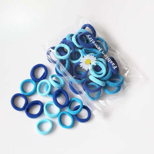 50-Pieces Seamless Hair Tie for Girls - High Elasticity Non-Damaging Hair Band, Elastic for Tying Hair, Hair Holder and Accessory