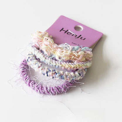 Knitted Hemp Hair Tie for Women, 2024 New High-end Hair Elastic, Durable High-stretch Hair Loop for Tying Hair