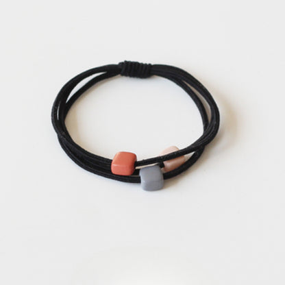 Candy Beaded Hair Tie New Cute Elegant Trendy Durable Hair Band