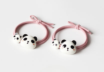 Panda Hair Tie - Cute Trendy Elegant Hair Band for Women, Unique Design Elastic Band for Tying Hair and Hair Holder