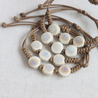 Butterfly Porcelain Bracelet - Modern Oriental Design